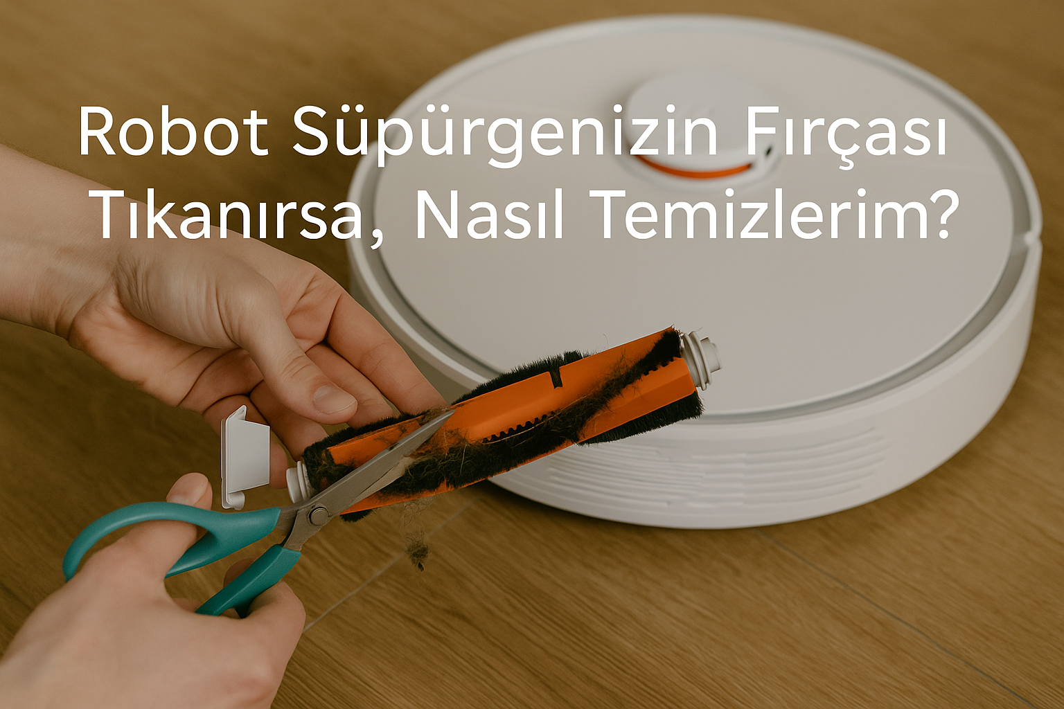 Robot Süpürgemin Fırçası Tıkandı, Nasıl Temizlerim?